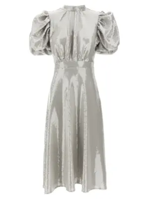 Sequin midi dress ROTATE BIRGER CHRISTENSEN Gray