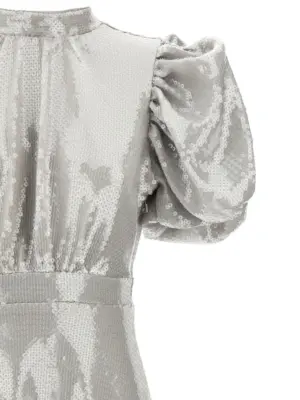 Sequin midi dress Woman ROTATE BIRGER CHRISTENSEN Gray