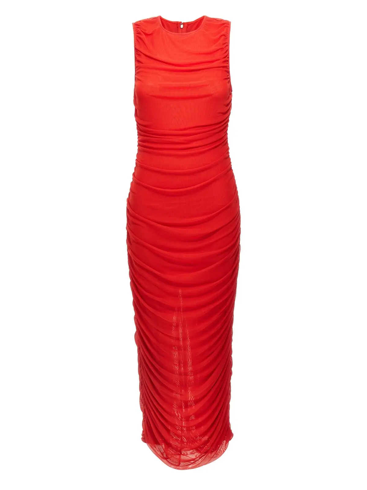 Сукня Rotate Birger Christensen Mesh midi Червона 1 Mesh midi dress ROTATE BIRGER CHRISTENSEN Red