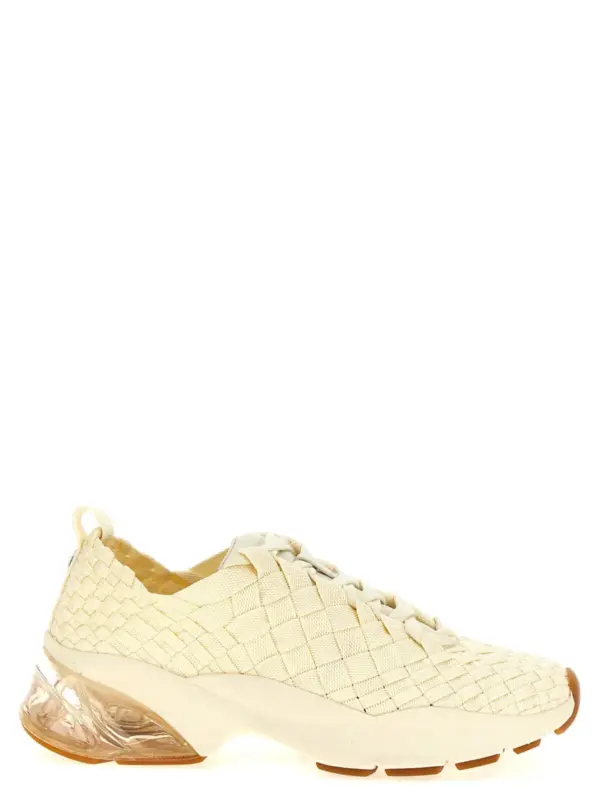 'Good Luck Woven Trainer' sneakers TORY BURCH White