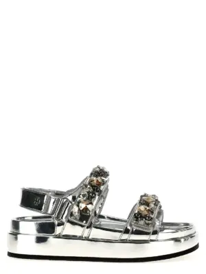 'Kira' sandals TORY BURCH Silver