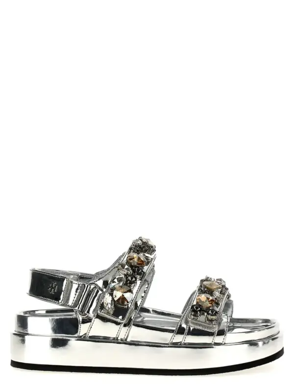 'Kira' sandals TORY BURCH Silver