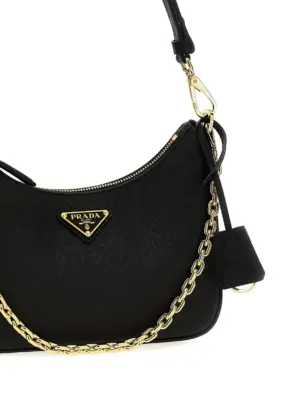 'Prada Re-Edition' mini handbag Woman PRADA Black