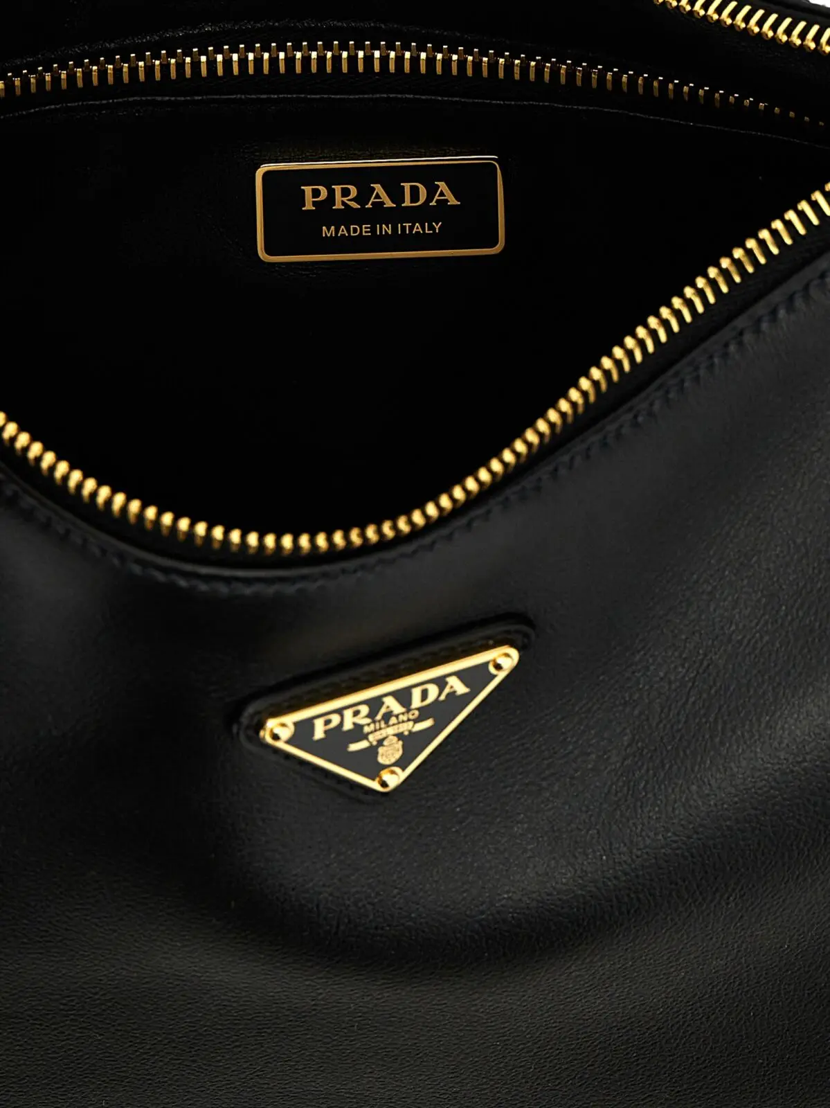 Сумка крос-боді Prada Prada Aimée Medium Чорна 4 'Prada Aimée Medium' shoulder bag 100% calfskin leather (Bos Taurus) PRADA Black