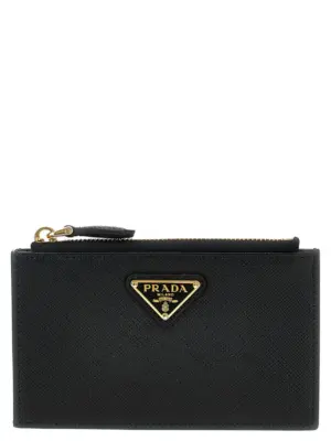 Saffiano cardholder PRADA Black