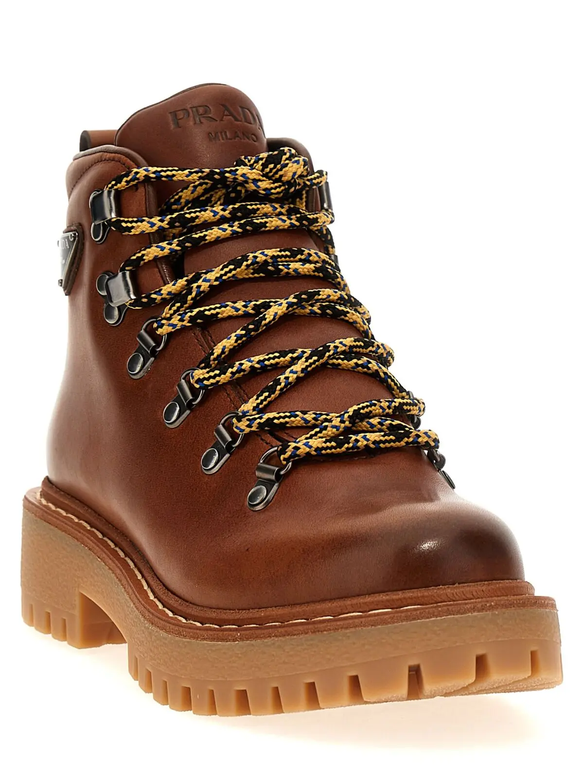 Черевики Prada Logo ankle Коричневі 2 Logo ankle boots 1T735NFG045070F0046 PRADA Brown