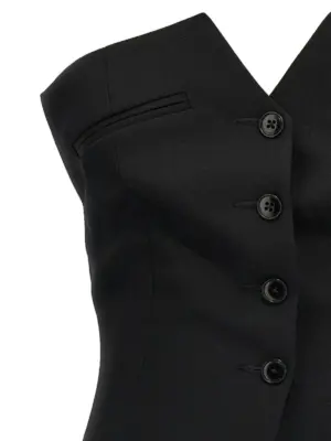 Deconstructed vest Woman ALEXANDER WANG Black