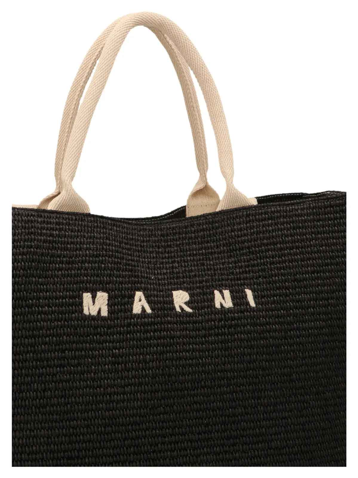 Сумка шопер Marni Tote Чорно-біла 3 'Tote' shopping bag Woman MARNI White/Black