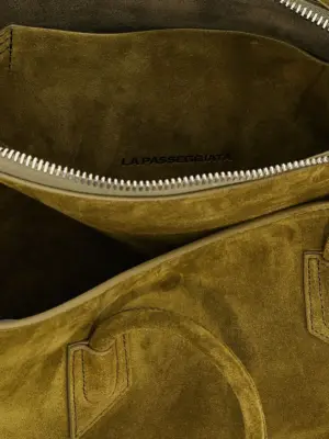 'La Passeggiata' shopping bag 100% calfskin leather (Bos Taurus) THE ATTICO Green