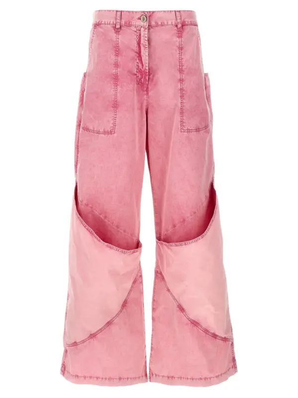Baggy pants THE ATTICO Pink