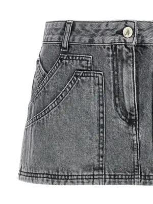 Multipocket mini skirt Woman THE ATTICO Gray