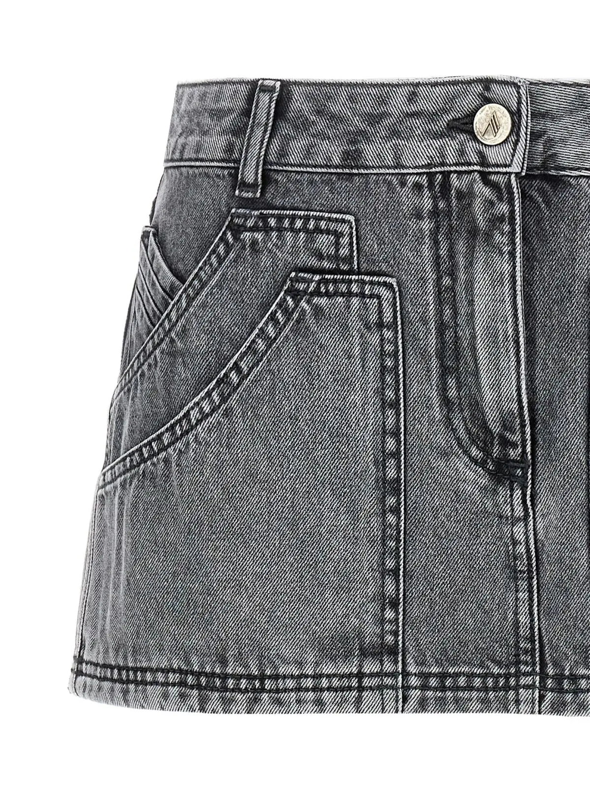 Спідниця міні The Attico Multipocket Сіра 3 Multipocket mini skirt Woman THE ATTICO Gray