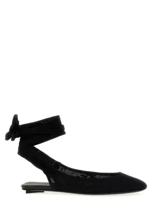'Cloe' ballet flats THE ATTICO Black