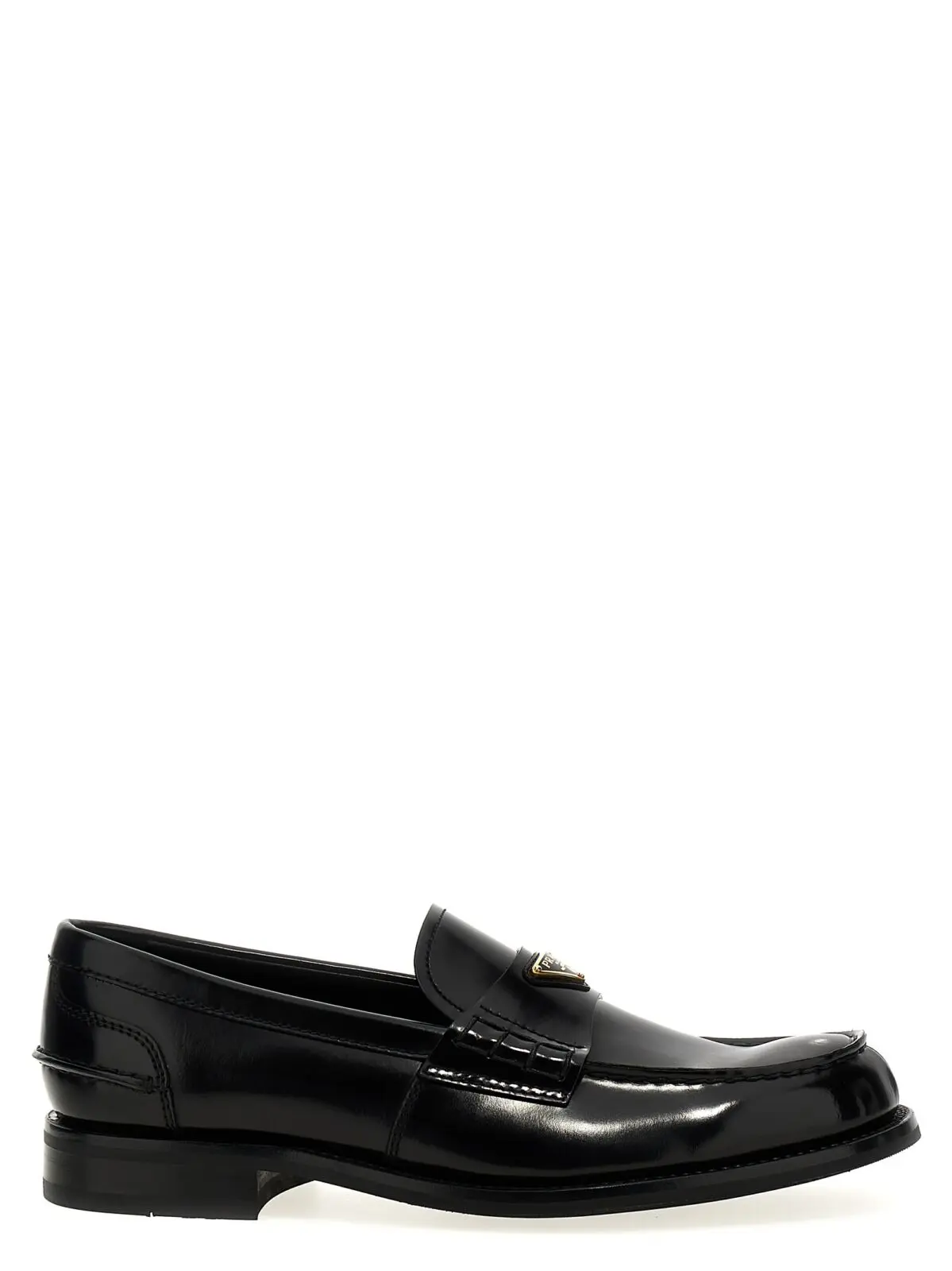 Лофери Prada Logo Чорні 1 Logo loafers PRADA Black