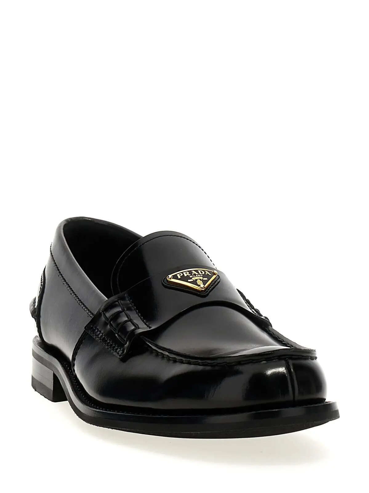 Лофери Prada Logo Чорні 2 Logo loafers 2DB223FX000055F0002 PRADA Black