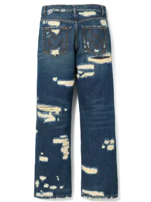 'The Rip And Repair Straight Jean' jeans 2F4RBT001D15491 MARC JACOBS Blue