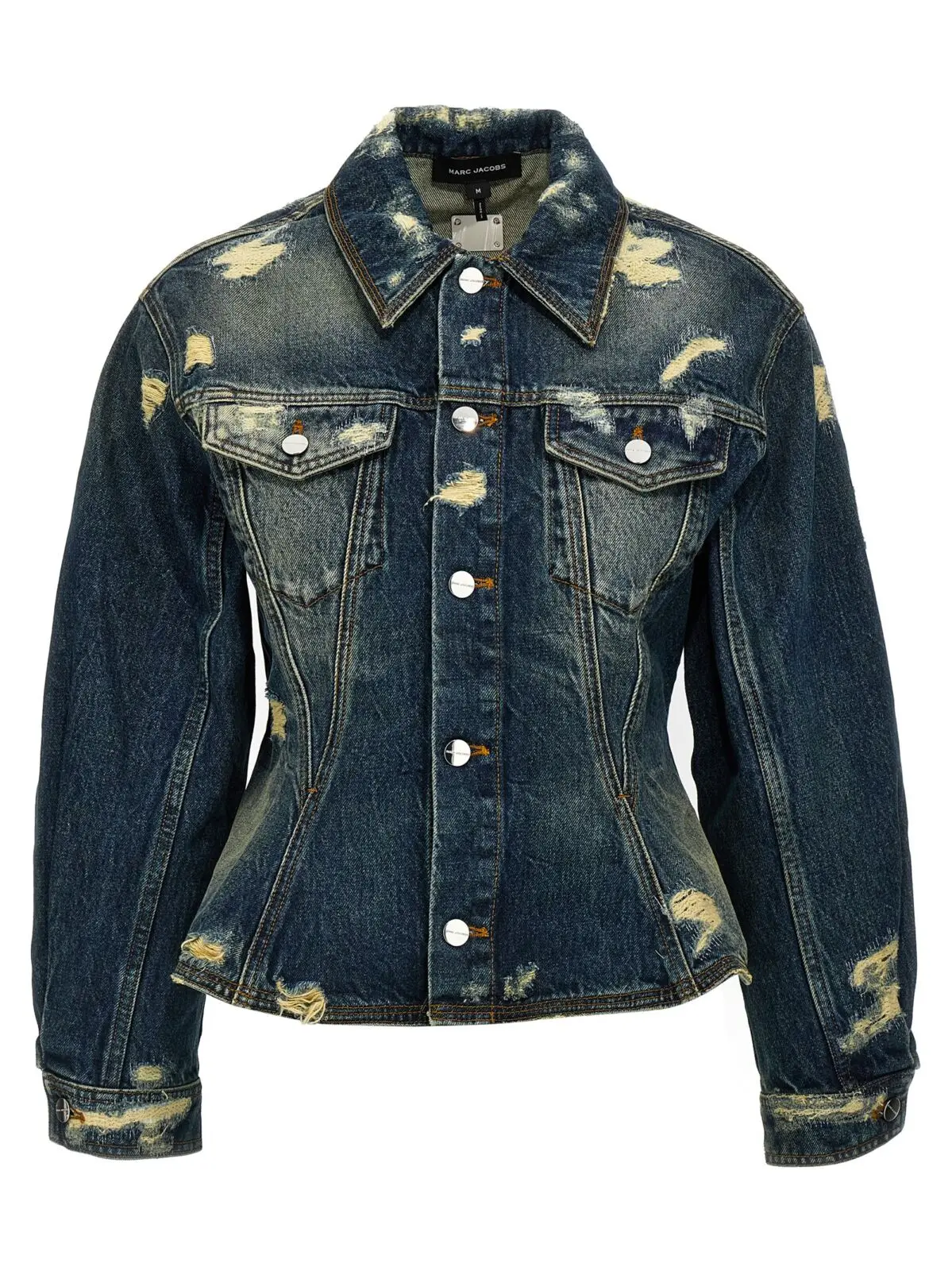 Куртка Marc Jacobs The Rip And Repair Fluted Denim Jacket Синя 1 'The Rip And Repair Fluted Denim Jacket' jacket MARC JACOBS Blue