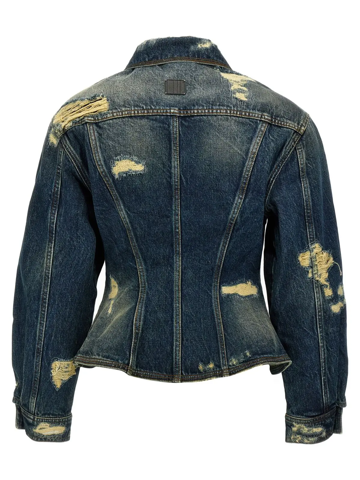 Куртка Marc Jacobs The Rip And Repair Fluted Denim Jacket Синя 2 'The Rip And Repair Fluted Denim Jacket' jacket 2F4RJC002D15491 MARC JACOBS Blue