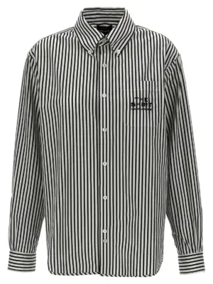 'The Striped Shirt' shirt MARC JACOBS White/Black