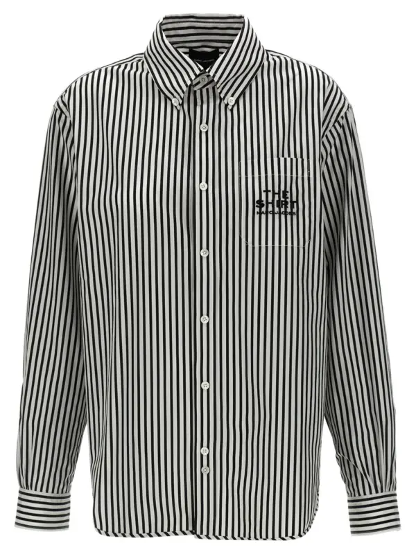 'The Striped Shirt' shirt MARC JACOBS White/Black
