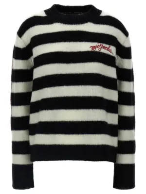 Striped sweater MARC JACOBS White/Black