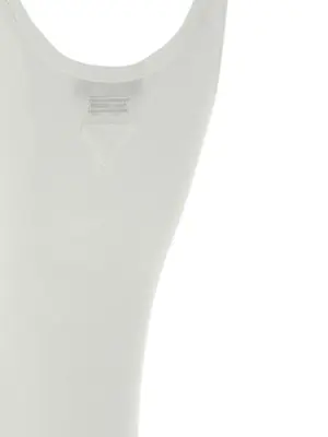 Tank top 100% cotton PRADA White