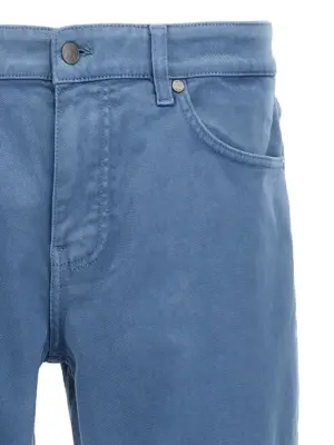 5-pocket pants Man HUGO BOSS Blue