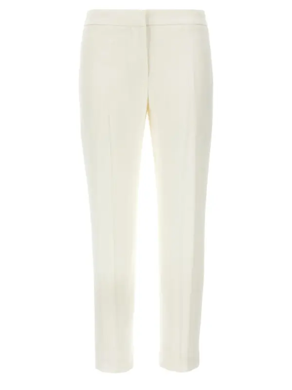 Crepe pants MCQUEEN White