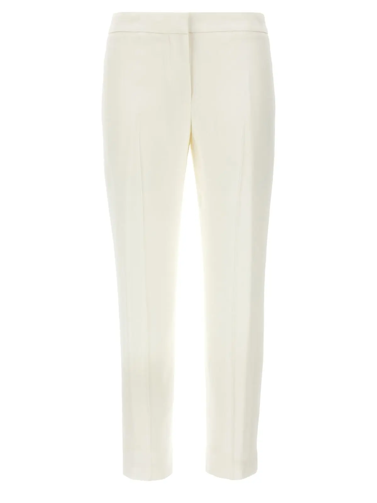 Штани Alexander McQueen Crepe Білі 1 Crepe pants MCQUEEN White