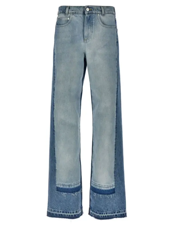 Layered jeans STELLA MCCARTNEY Light Blue