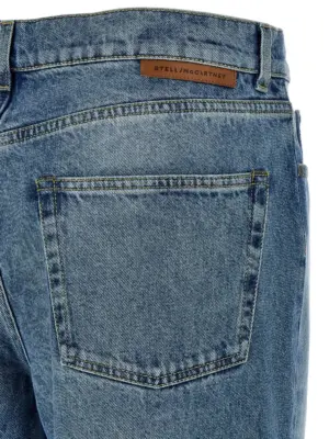 Layered jeans 100% cotton STELLA MCCARTNEY Light Blue