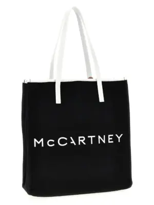 'SMC Bananatex®' large shopping bag 7B0133WP05151000 STELLA MCCARTNEY White/Black