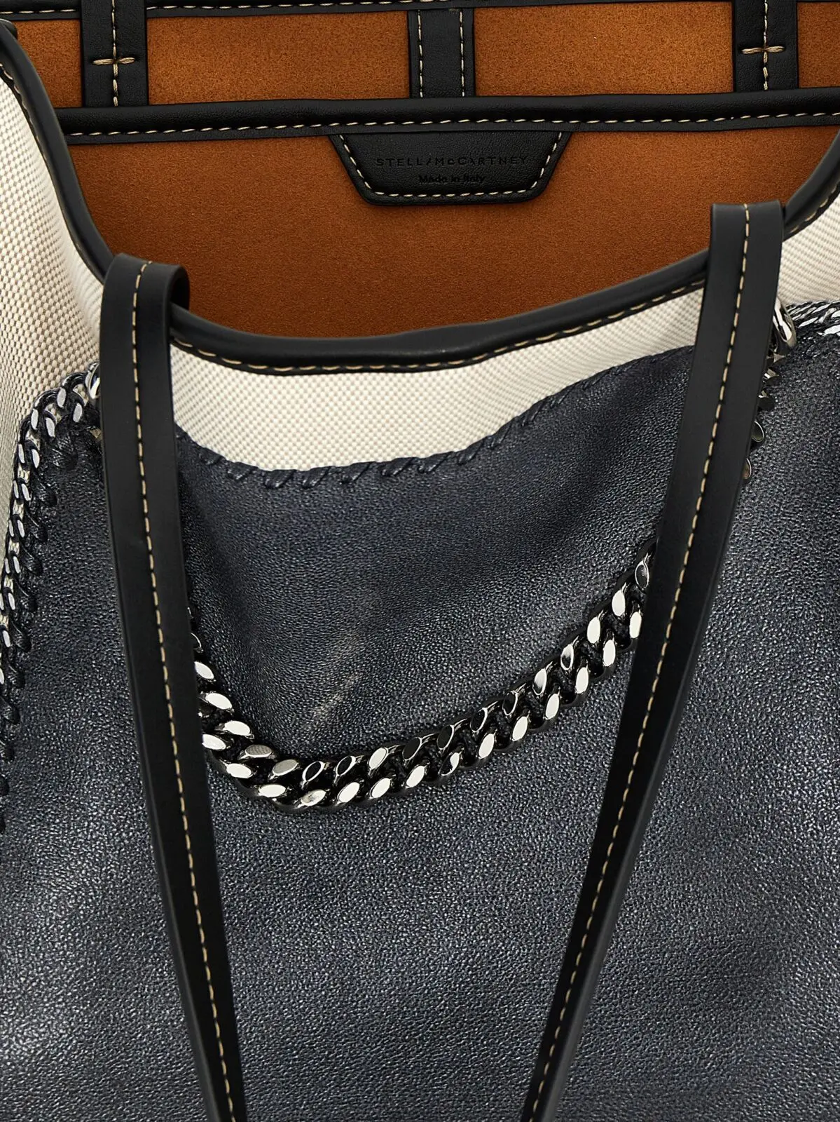 Сумка шопер Stella Mccartney Trompe L'Oeil Print On Багатокольорова 4 'Trompe L'Oeil Print On' shopping bag 80% cotton