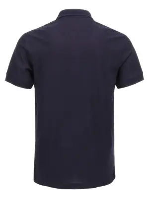 Logo embroidery polo shirt 8099165COALBLUE BURBERRY Blue