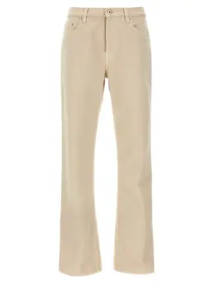 Denim jeans BURBERRY Beige