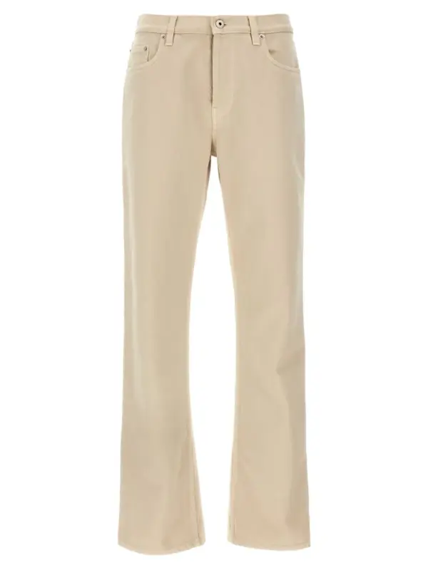 Denim jeans BURBERRY Beige