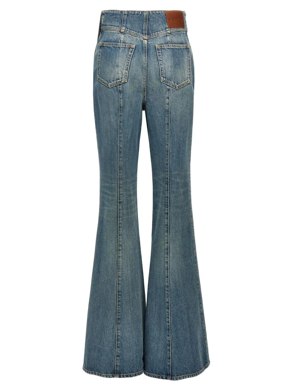 Джинси Alexander Mcqueen Denim Сині 2 Denim pants 813252QMACV4315 ALEXANDER MCQUEEN Blue
