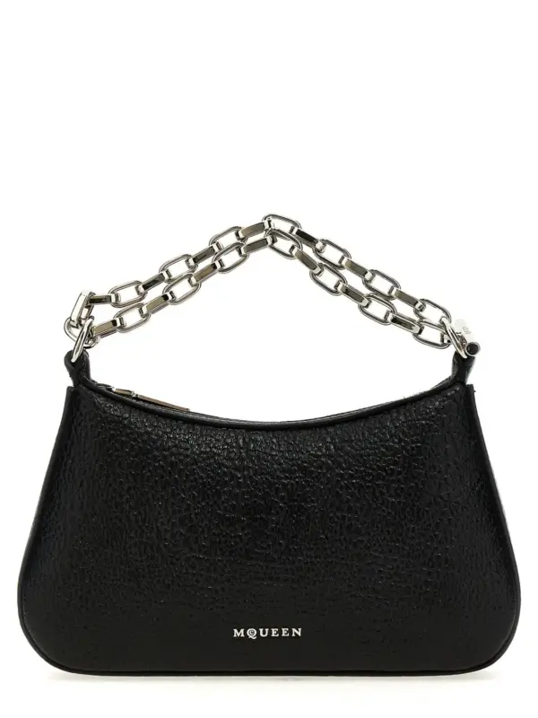 'McQueen T-bar Mini' handbag MCQUEEN Black
