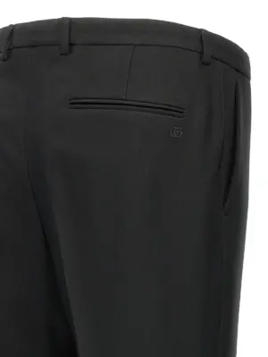 Twill pants 100% polyester GUCCI Black