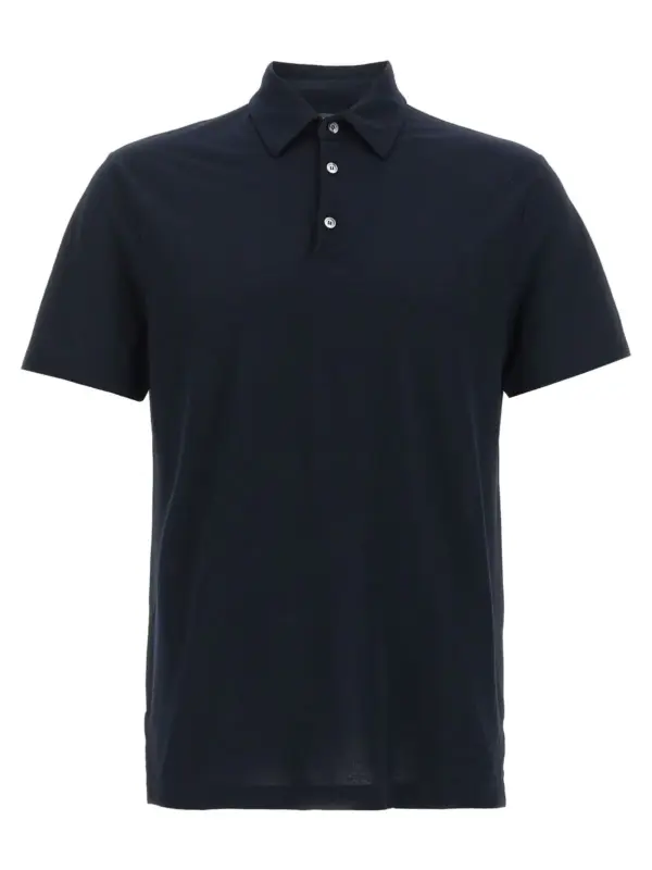 'ice cotton' polo shirt ZANONE Blue