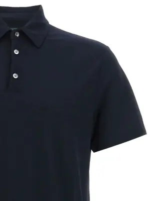 'ice cotton' polo shirt Man ZANONE Blue