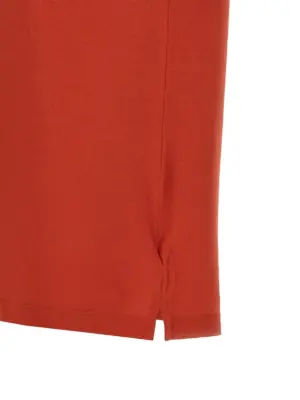 'ice cotton' polo shirt 100% cotton ZANONE Orange