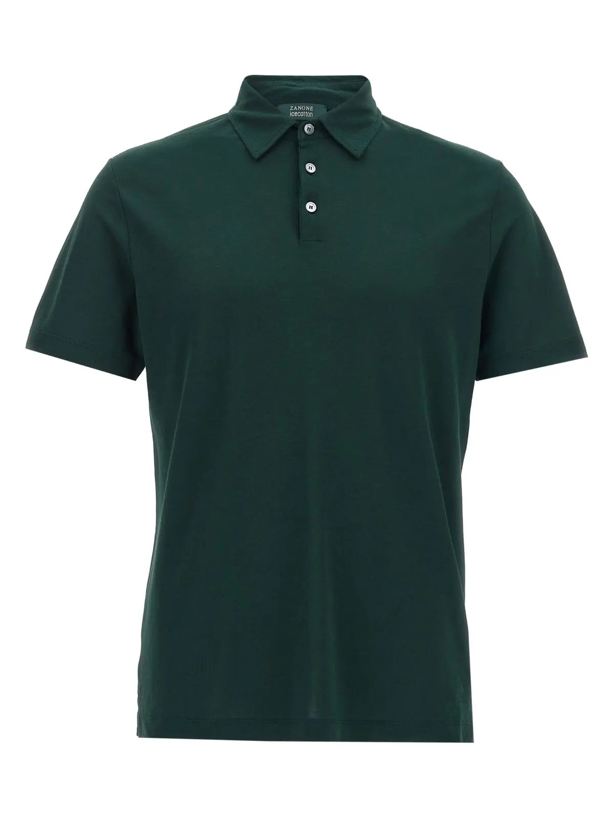 Поло Zanone ice cotton Зелене 1 'ice cotton' polo shirt ZANONE Green