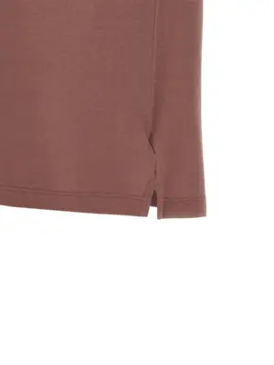 'ice cotton' polo shirt 100% cotton ZANONE Brown