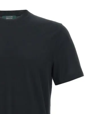 'Ice cotton' T-shirt Man ZANONE Black