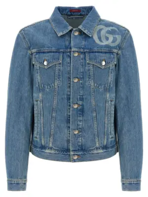 GG denim jacket GUCCI Blue