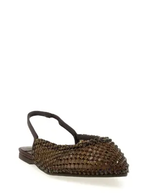 'Gilda' slingback 9034D020MTPPSAS748 LE SILLA Brown