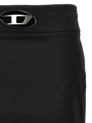 'O-dixy' mini skirt Woman DIESEL Black