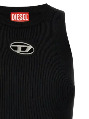 'M-Caddix-Top' tank top Woman DIESEL Black