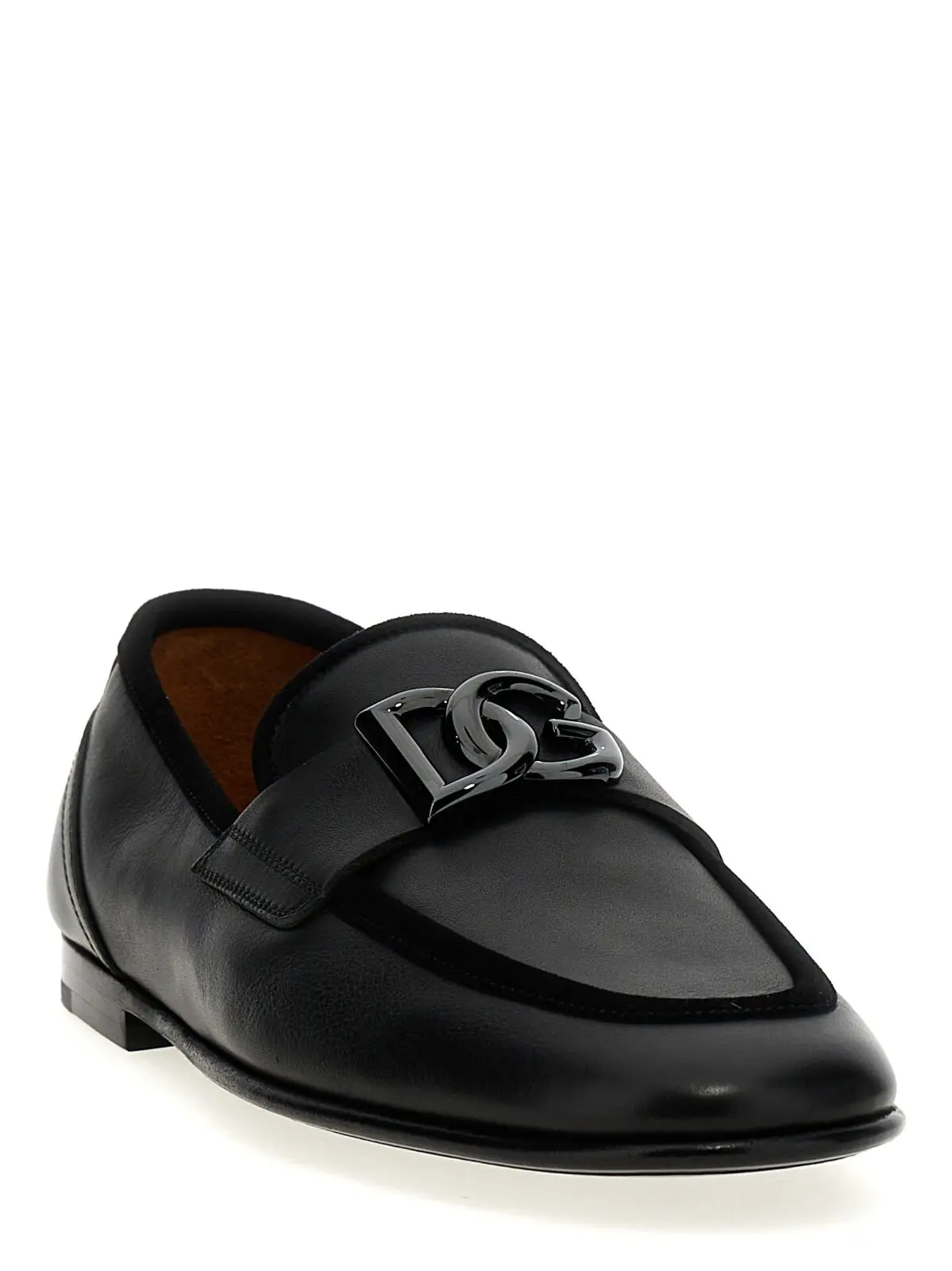 Лофери Dolce Gabbana Logo Чорні 2 Logo loafers A50462A6O7080999 DOLCE & GABBANA Black